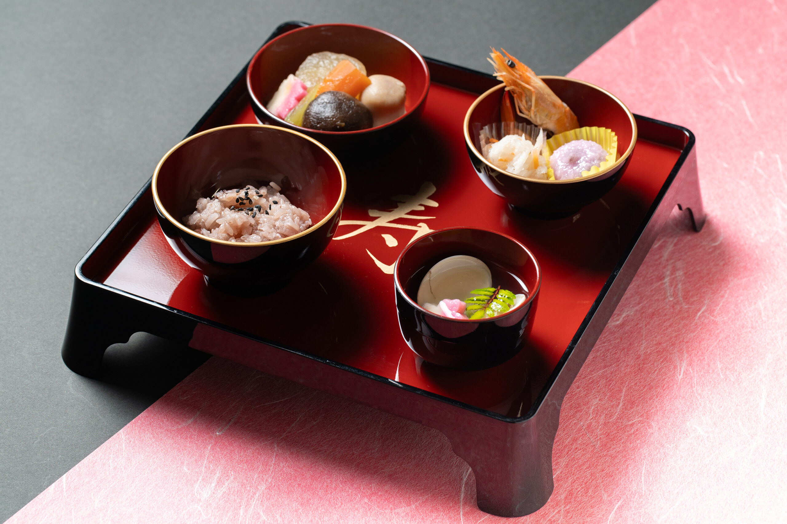 お食い初め用お膳（女の子用）の画像2